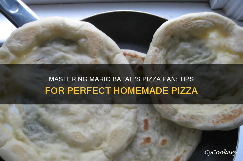 how to use mario batali pizza pan