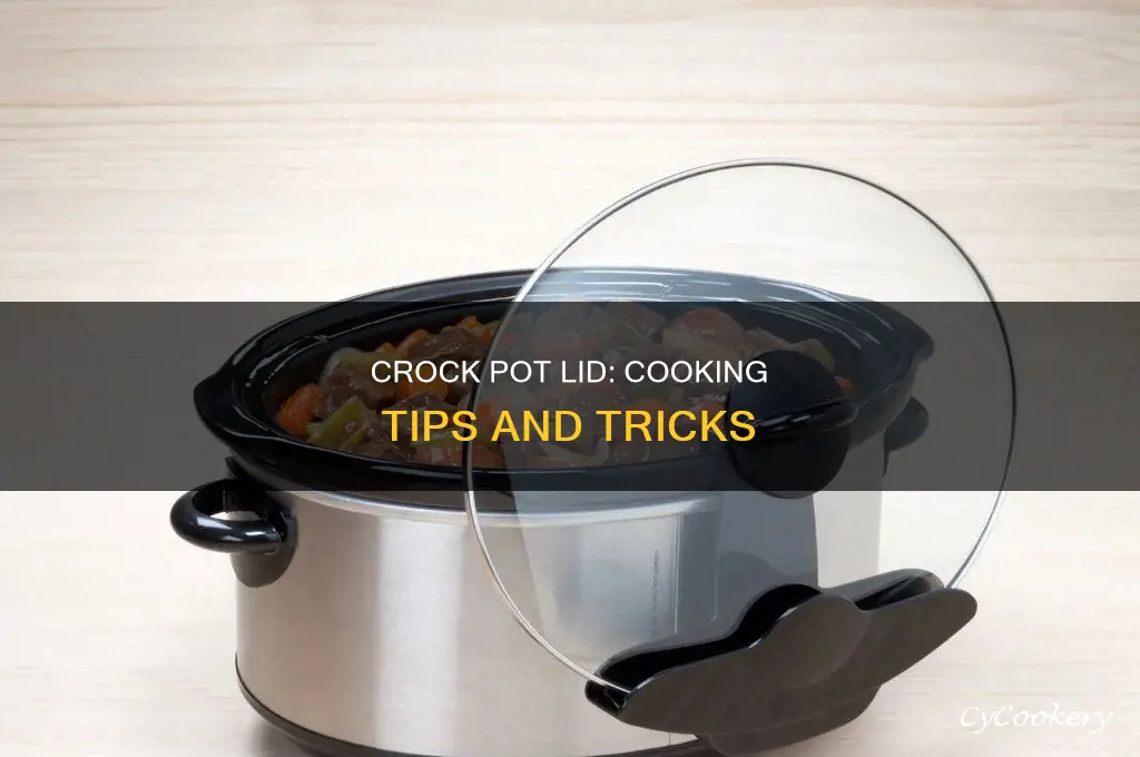 how to use mini crock pot lid while cooking