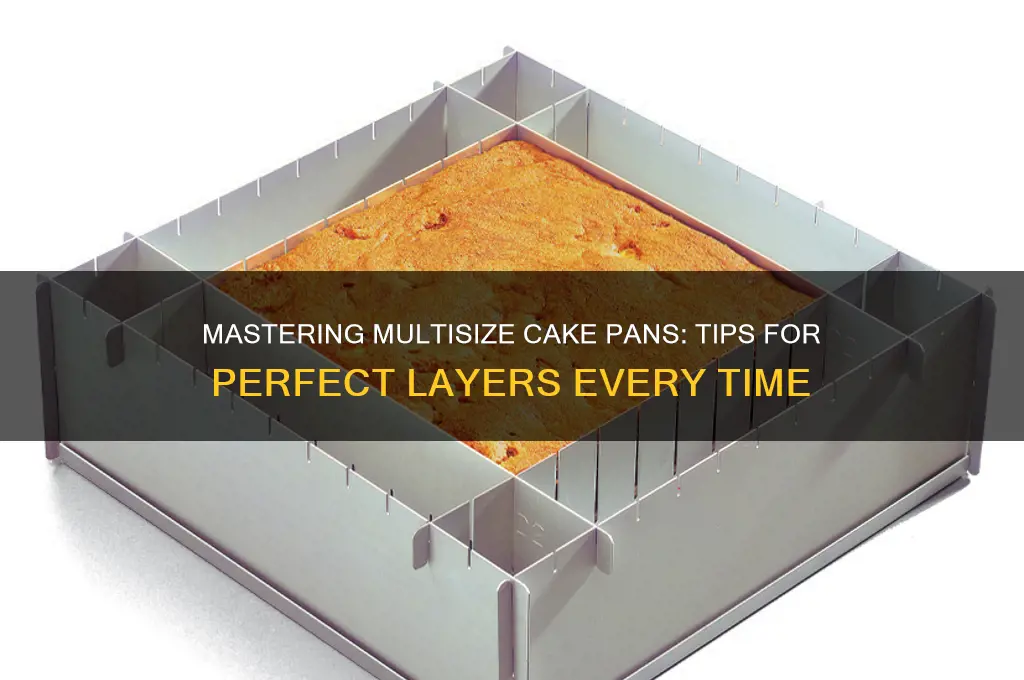 how to use multisize cake pan