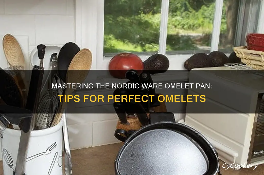 how to use nordic ware omelet pan