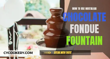 Using the Nostalgia Chocolate Fondue Fountain: A Step-by-Step Guide