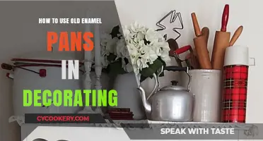 Revive Vintage Charm: Creative Decor Ideas with Old Enamel Pans