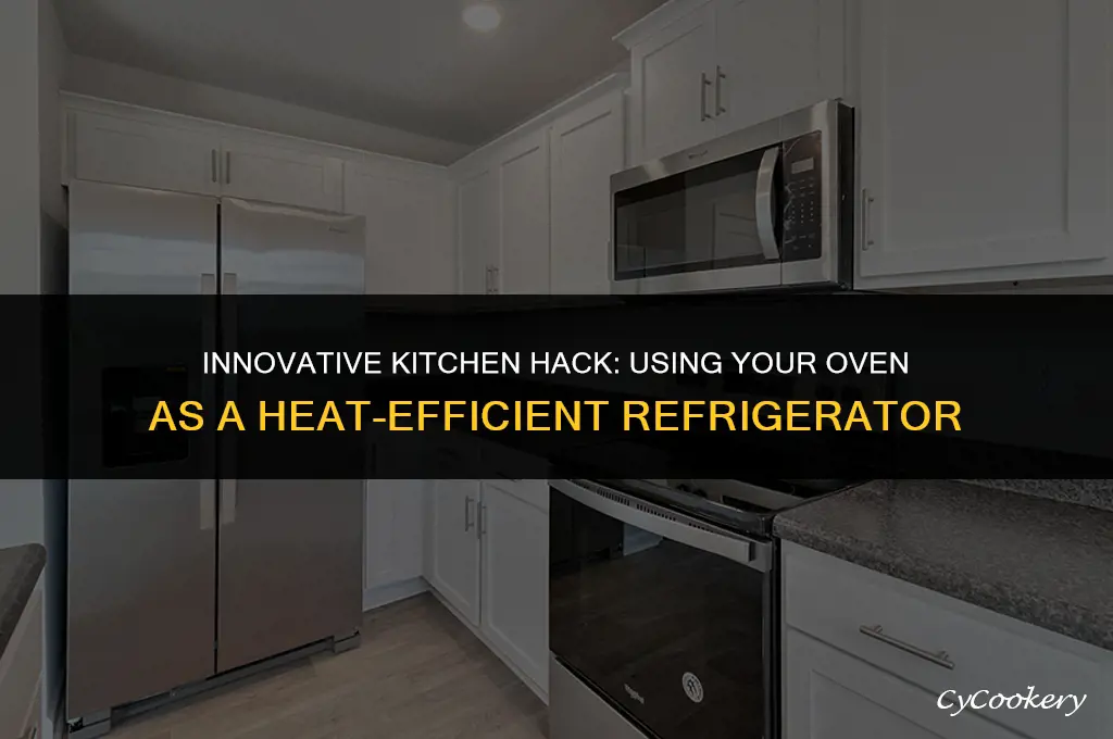 how to use oven as a heat refrigerator