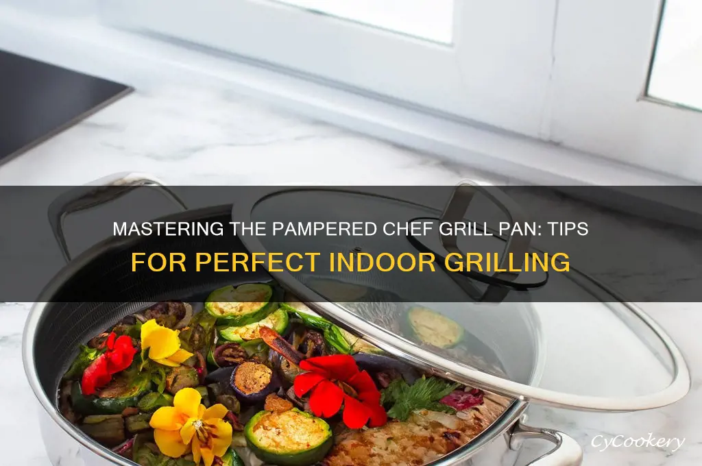 how to use pampered chef grill pan