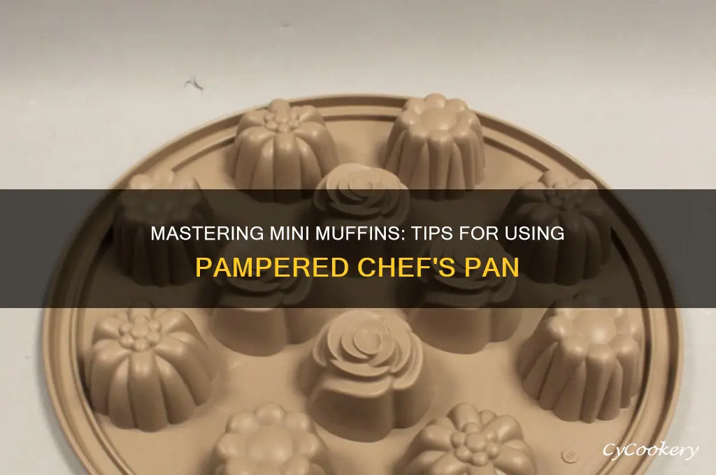 how to use pampered chef mini muffin pan