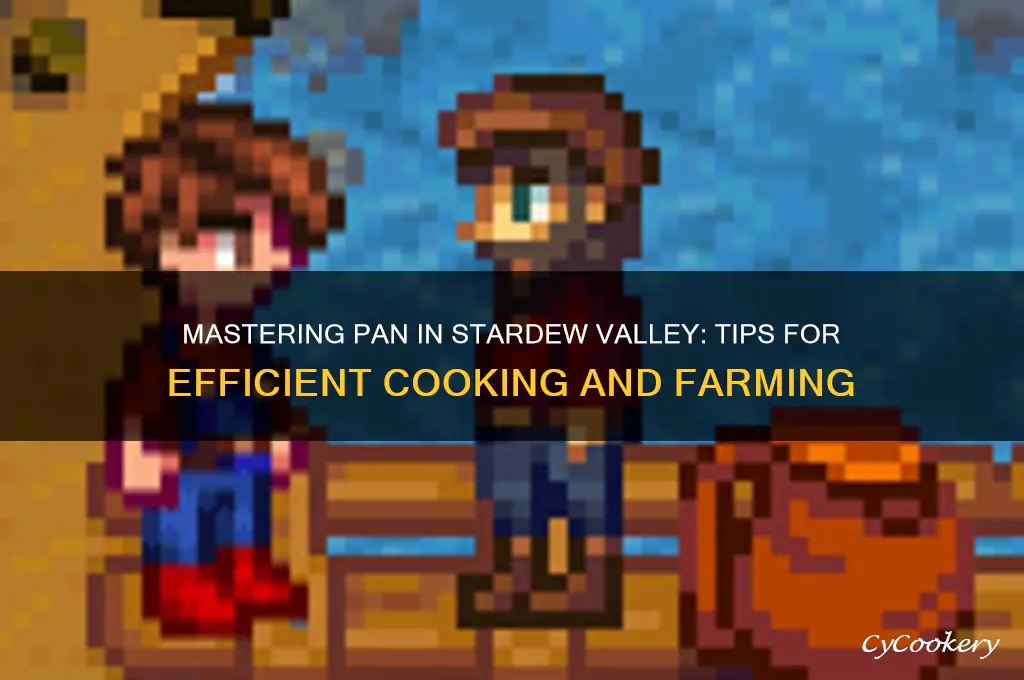 how to use pan stardew