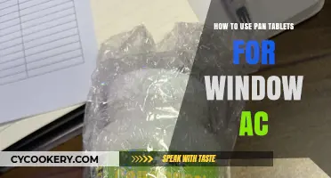 Effective Use of Pan Tablets for Window AC Maintenance and Cleaning