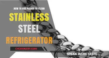 Sparkling Clean: Using Pledge on Stainless Steel Refrigerators