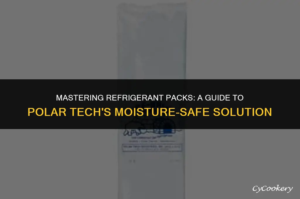 how to use polar tech moisture safe refrigerant pack