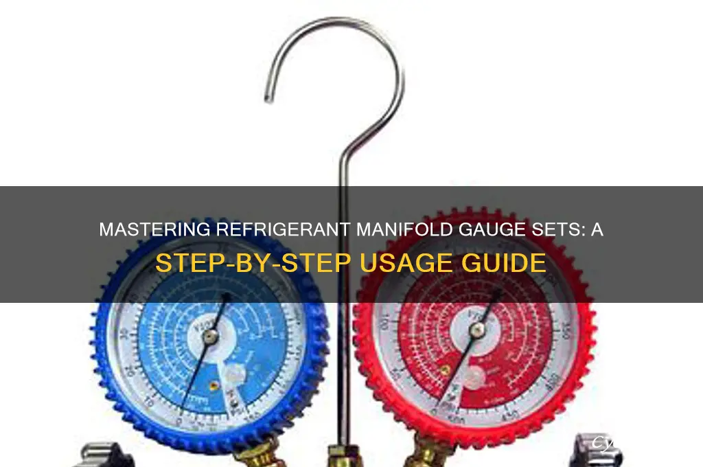 how to use refrigerant manifold gauge set
