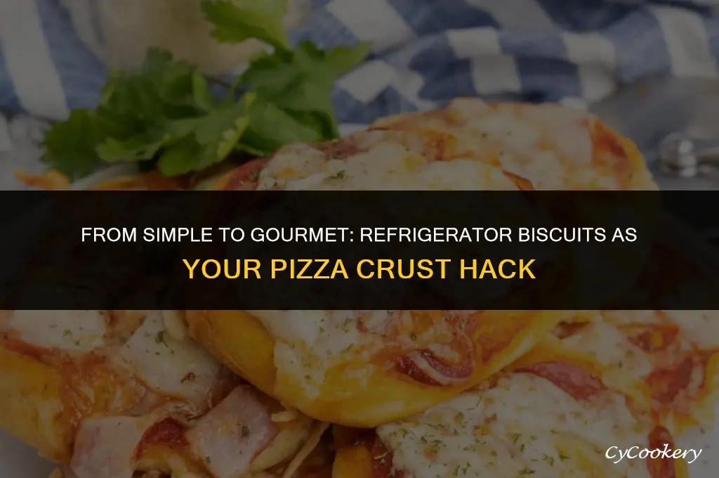 how to use refrigerator biscuits for pizza crust
