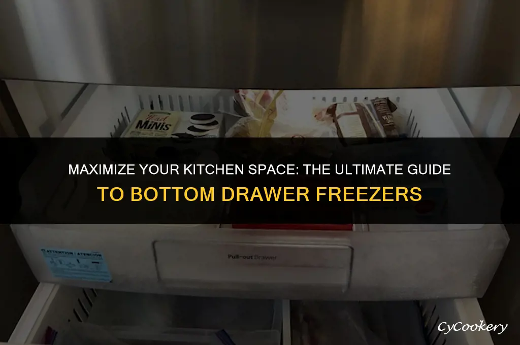 how to use refrigerator with bottom drawer freezer