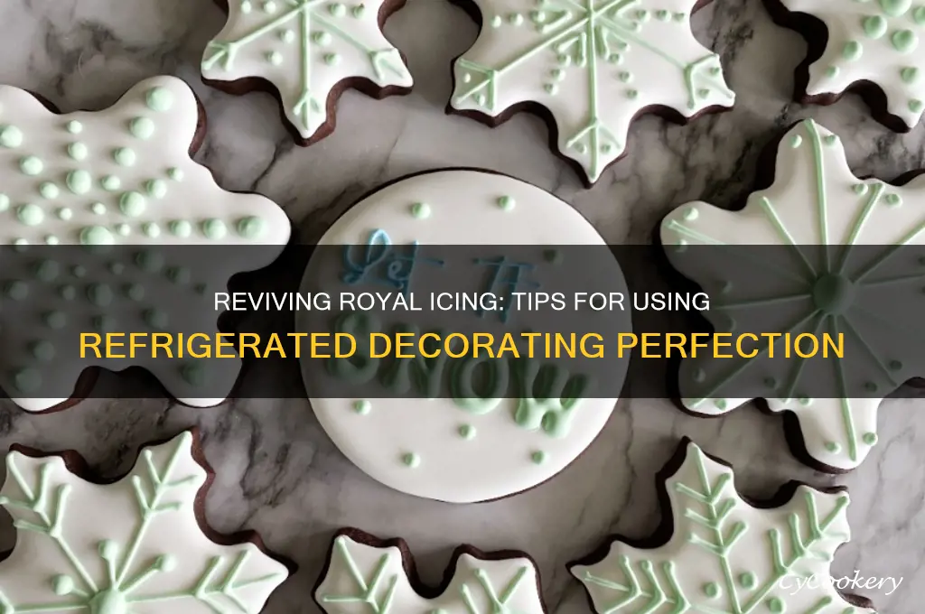 how to use royal icing after refrigeration