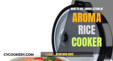 Smart Steam Aroma Rice Cooker: A Step-by-Step Guide