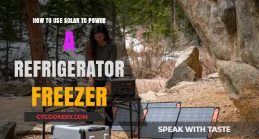 Harnessing Solar Energy to Power Your Refrigerator Freezer