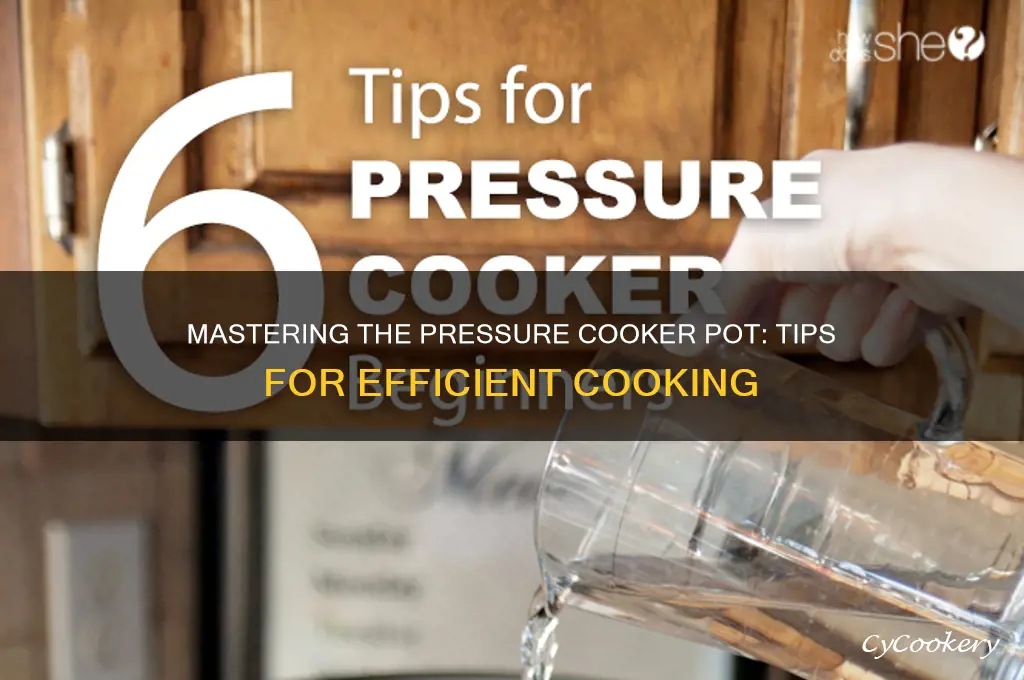 how to use spressure cooker pot