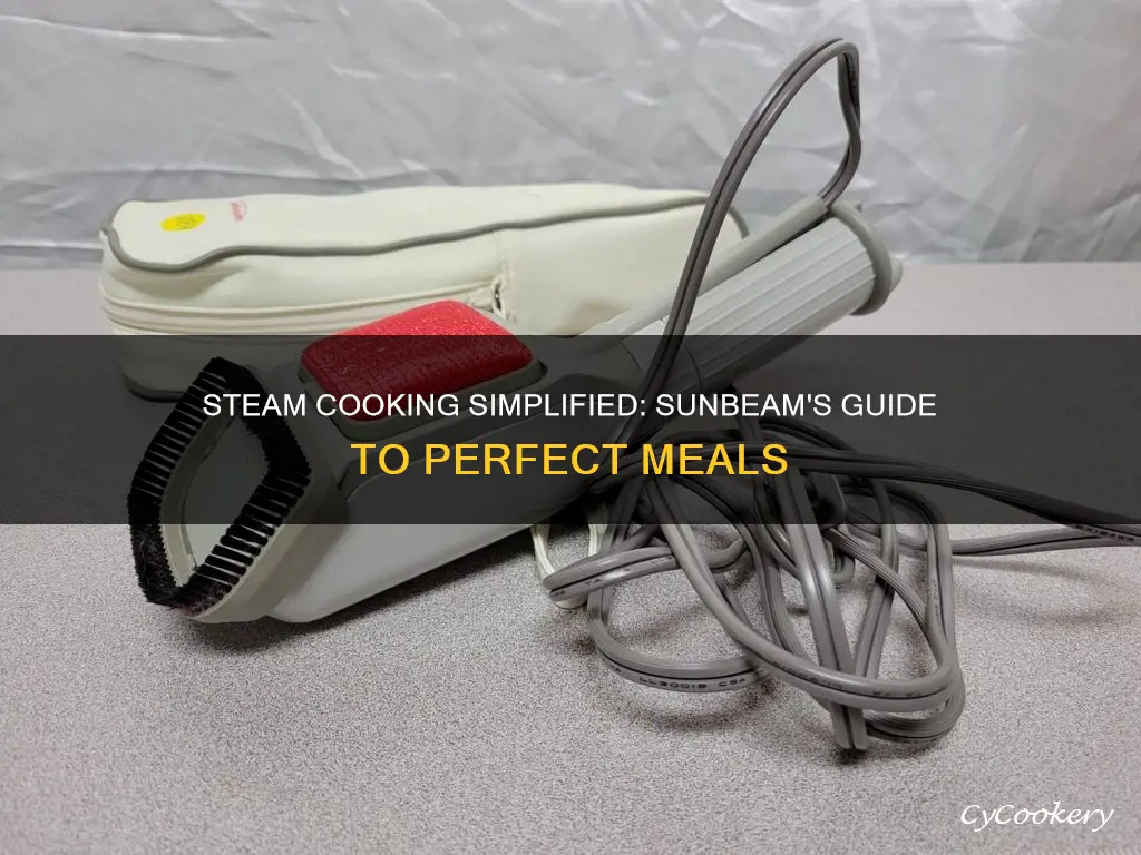 how to use sunbeam steam cooker