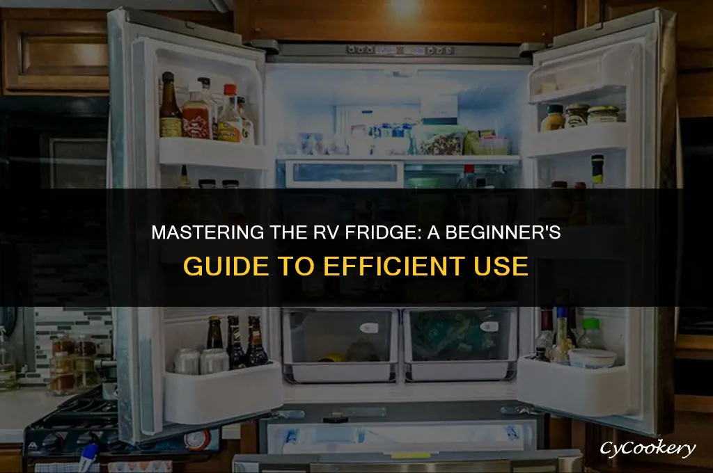 how to use the refrigerator in an rv