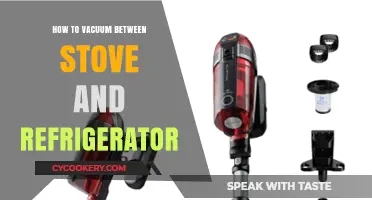 Mastering Tight Spaces: Efficiently Vacuuming Between Stove and Refrigerator