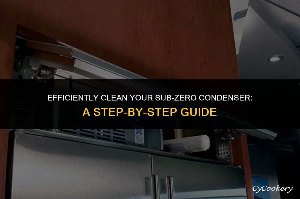 how to vacuum condenser on sub zero refrigerator