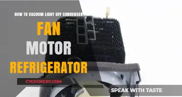Efficiently Cleaning Your Refrigerator's Condenser Fan Motor: A Guide