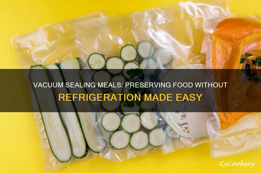how to vacuum seal meals without refrigeration