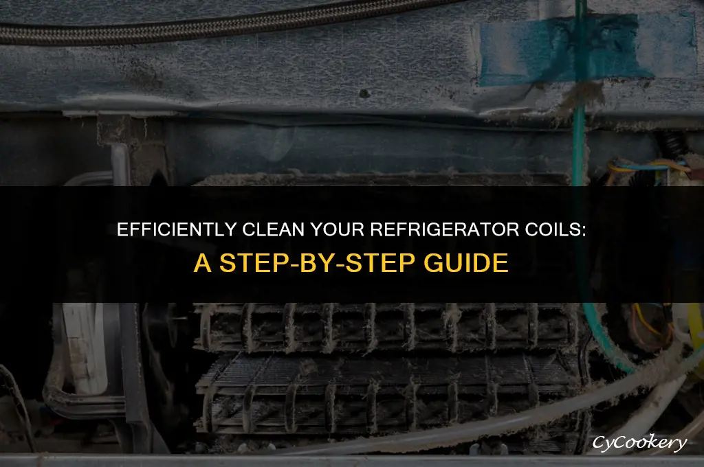 how to vacuum the bottom of a refrigerator coils