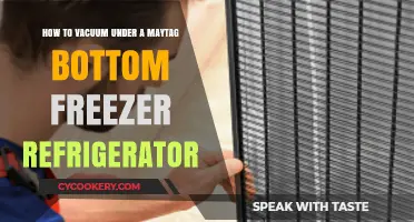 Efficiently Clean Under Your Maytag Bottom Freezer Fridge