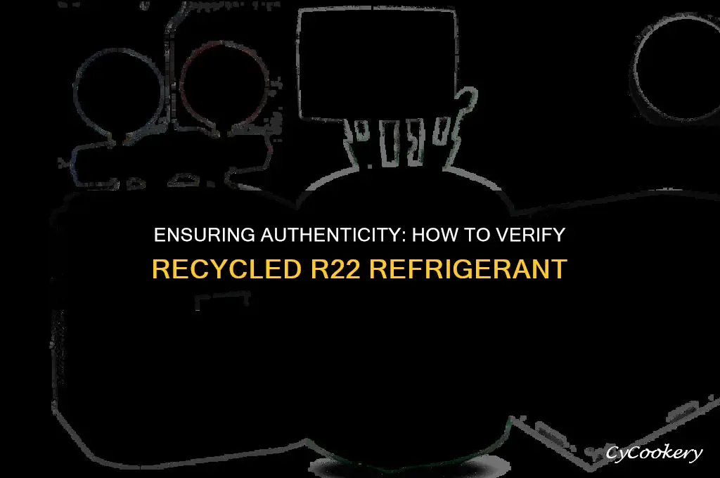 how to verify recycled r22 refrigerant is r22