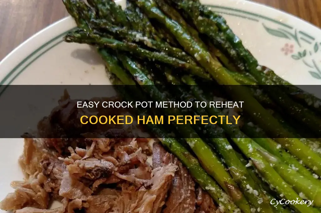how to warm a cooked ham in a crock pot