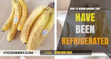 Reviving Refrigerated Bananas: A Quick Guide to Warming Them Up