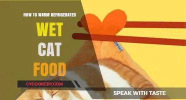 Quick Tips for Safely Warming Refrigerated Wet Cat Food