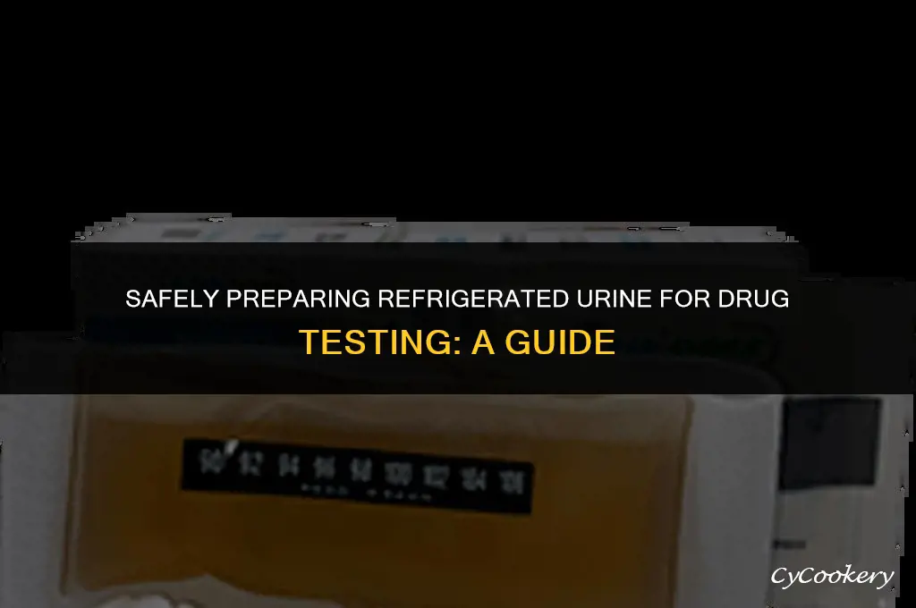 how to warm up refrigerated urine for drug test