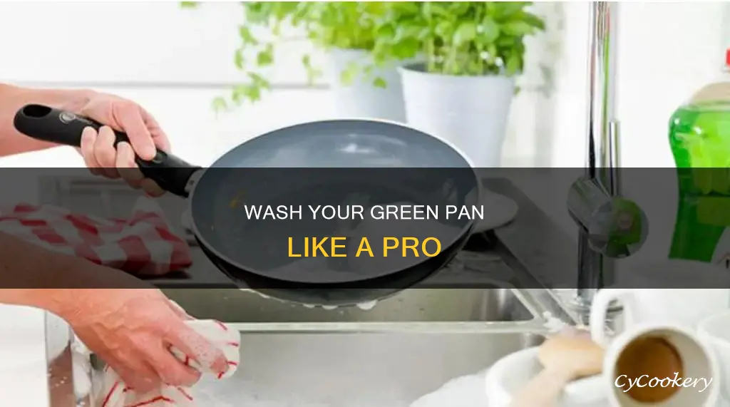 how to wash green pan