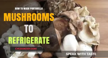 Properly Washing Portobello Mushrooms for Fresh Refrigeration Storage
