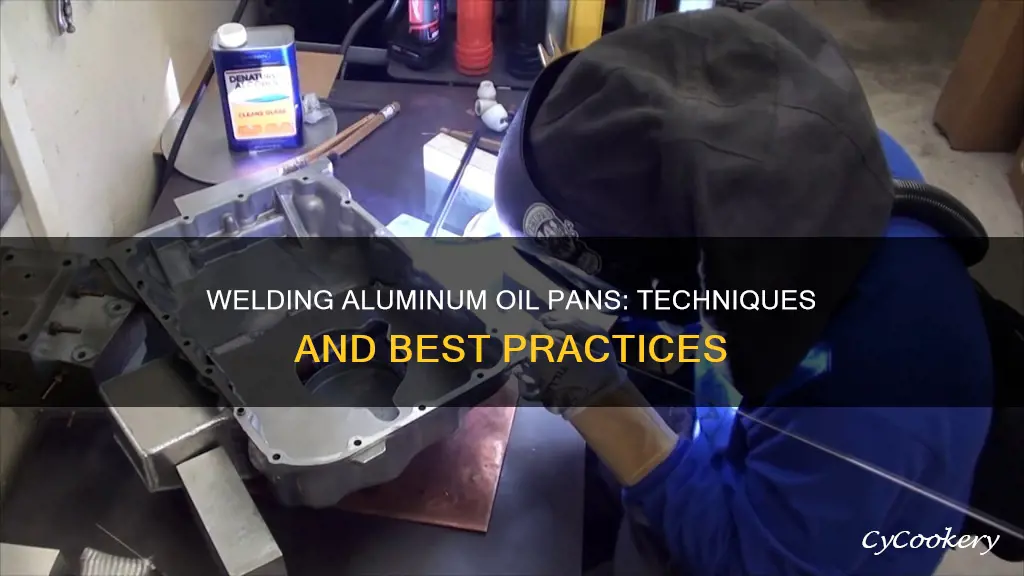 how to weld aluminum oil pan