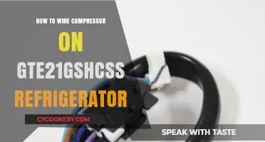 Wiring Guide: Connect Compressor to GTE21GSHCSS Refrigerator Easily