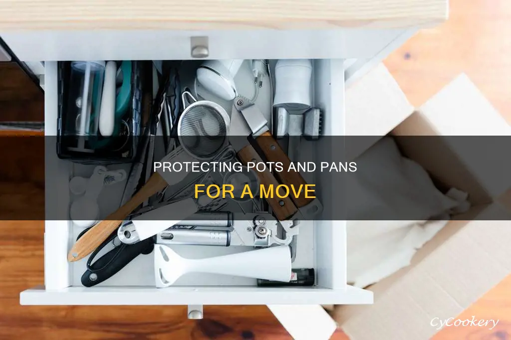 how to wrap pots and pans for moving