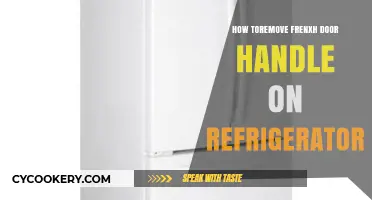 Easy Steps to Remove French Door Handle on Your Refrigerator