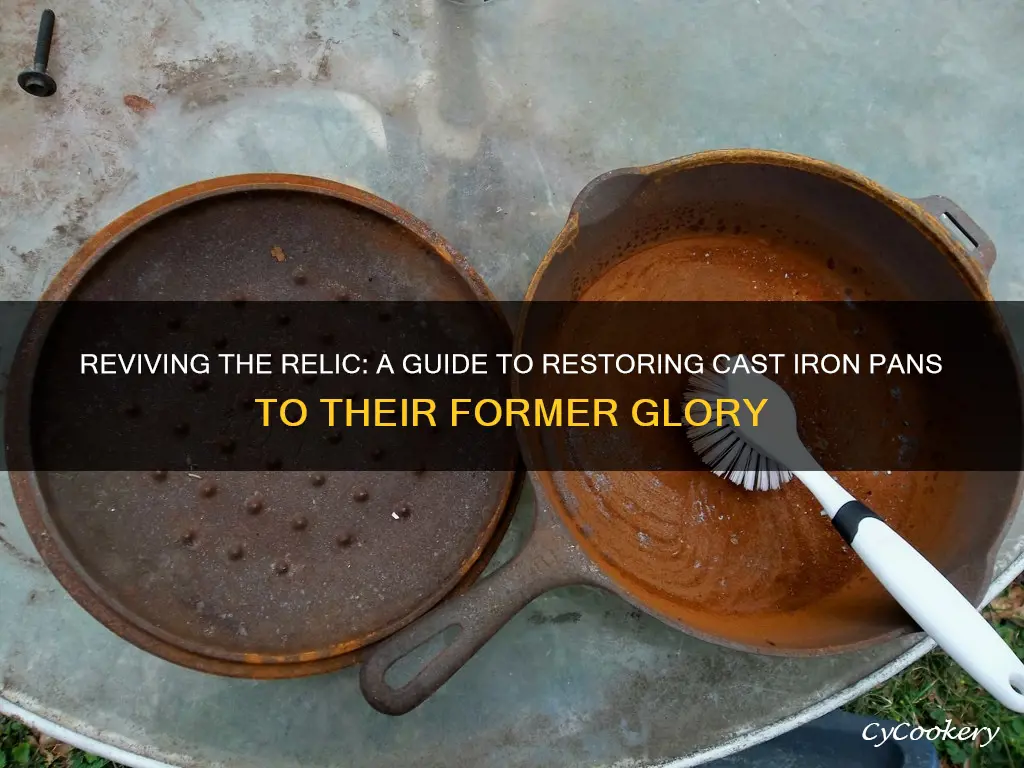 how torevive a cast iron pan