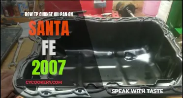 Changing Oil Pan on a 2007 Santa Fe: Step-by-Step Guide