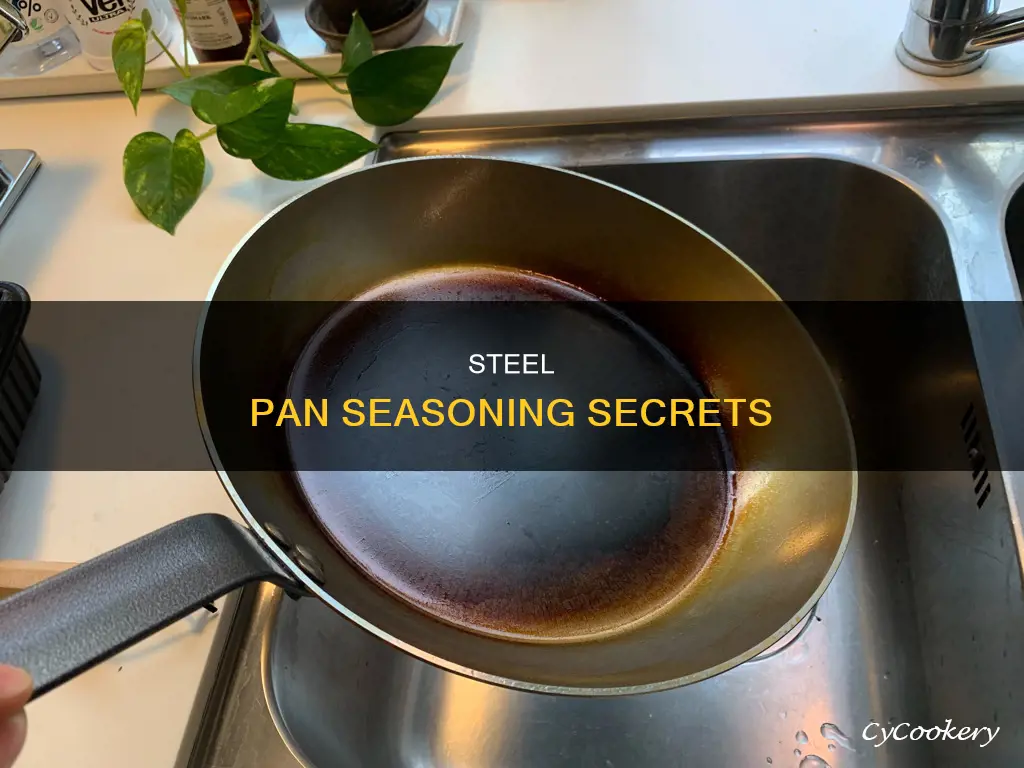 how tp season caebon steel pan