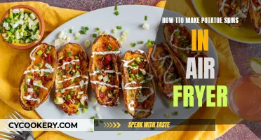 Air-Fried Potato Skins: A Quick, Crispy Delight