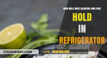 Freshness Preserved: Cilantro Lime Rice's Refrigerator Shelf Life