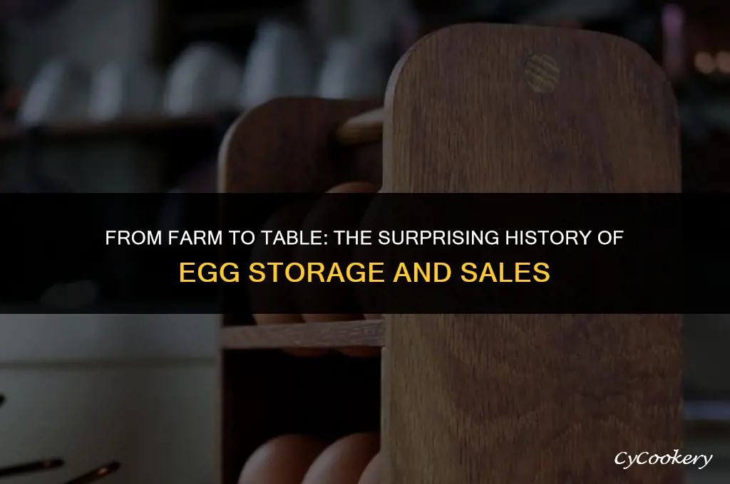 how were eggs kept and sold before refrigeration