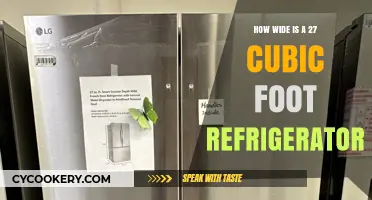 Exploring the Dimensions: How Wide is a 27 Cubic Foot Refrigerator?