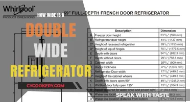 Double Wide Refrigerator Dimensions: Understanding the Perfect Fit for Your Kitchen