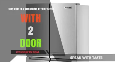 Exploring the Width of KitchenAid's Two-Door Refrigerators
