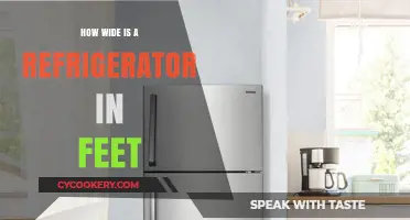 Standard Refrigerator Width: How Wide is it in Feet?
