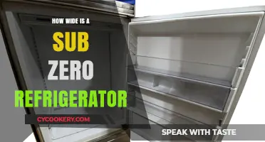Sub-Zero Refrigerator Width: A Comprehensive Guide to Sizing Your Fridge